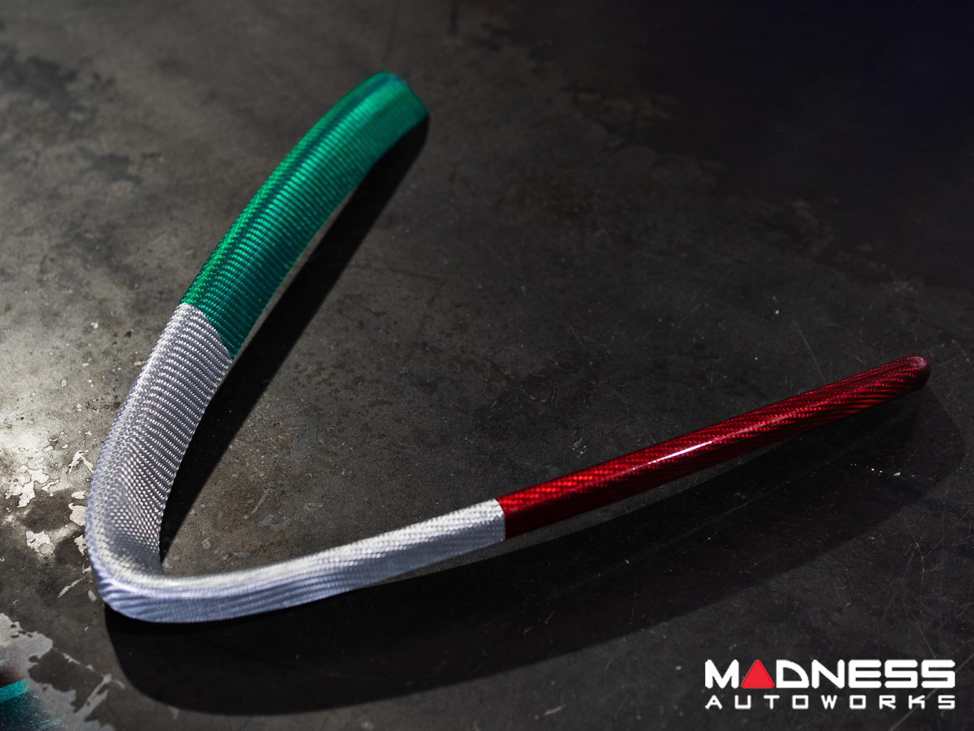 Alfa Romeo Giulia Front V Shield Grill Frame - Carbon Fiber - Italian Theme - Feroce Carbon